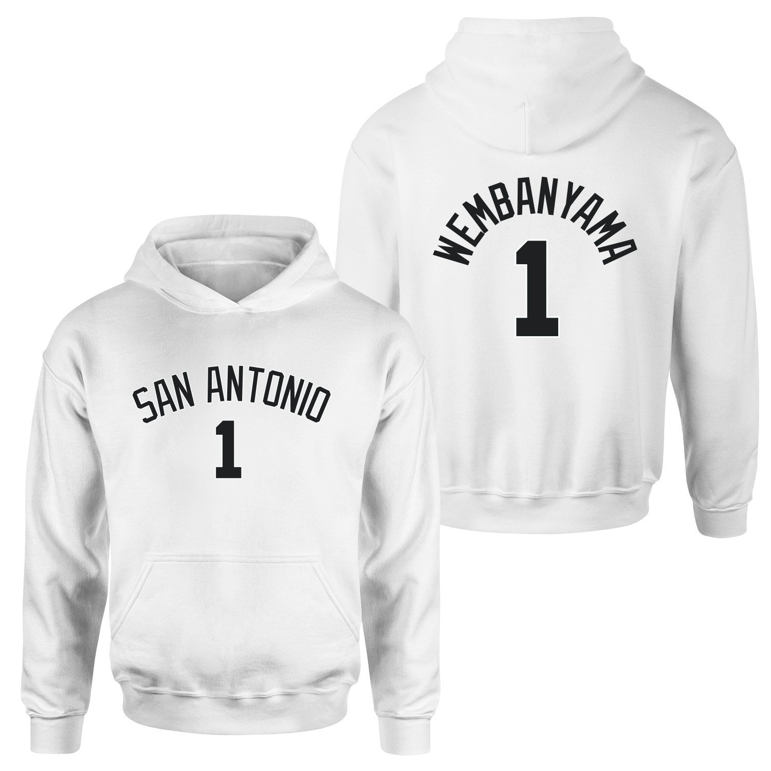 Victor Wembanyama 1 San Antonio Forma Hoodie