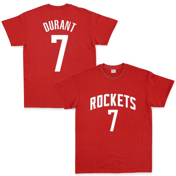 Kevin Durant 7 Rockets Jersey Tişört