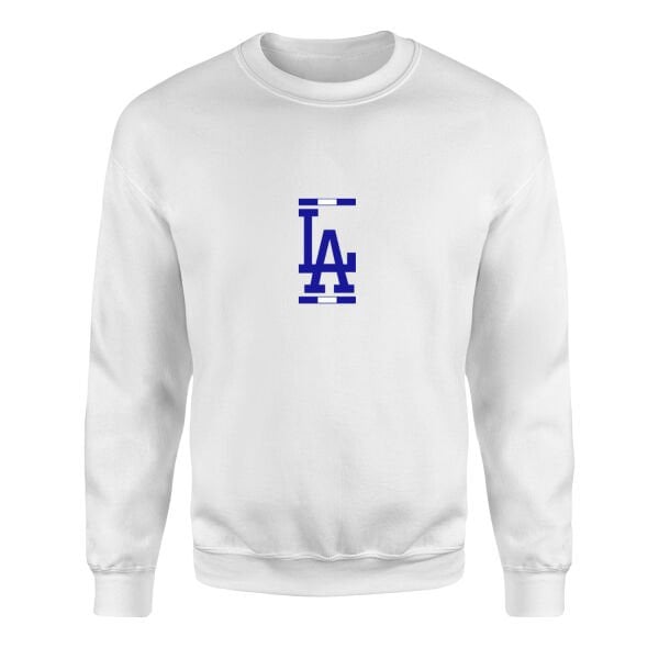 LA Blue White Sweatshirt
