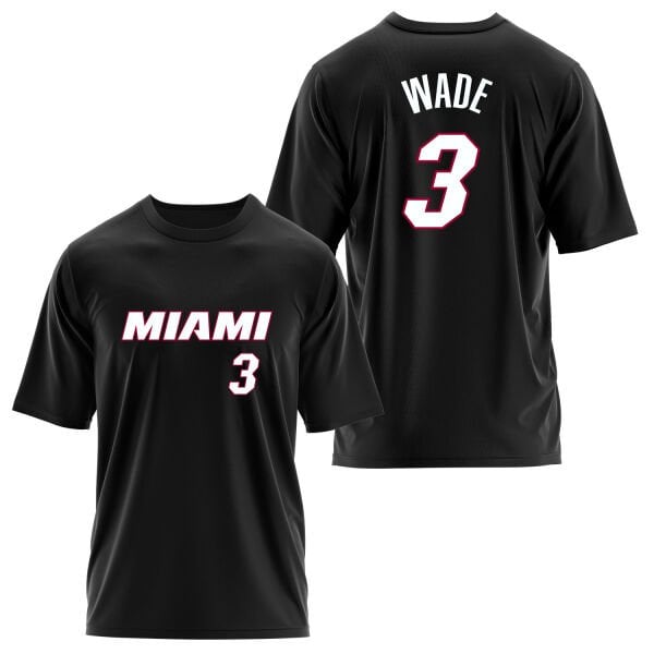 Dwayne Wade 3 THRBCK Jersey Oversize Tişört
