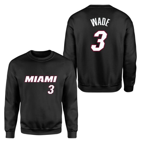 Dwayne Wade 3 THRBCK Jersey Sweatshirt