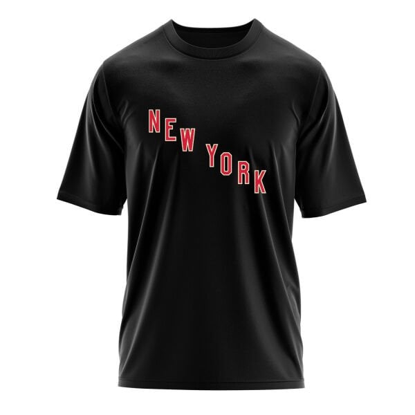New York Rangers Shield Oversize Tişört