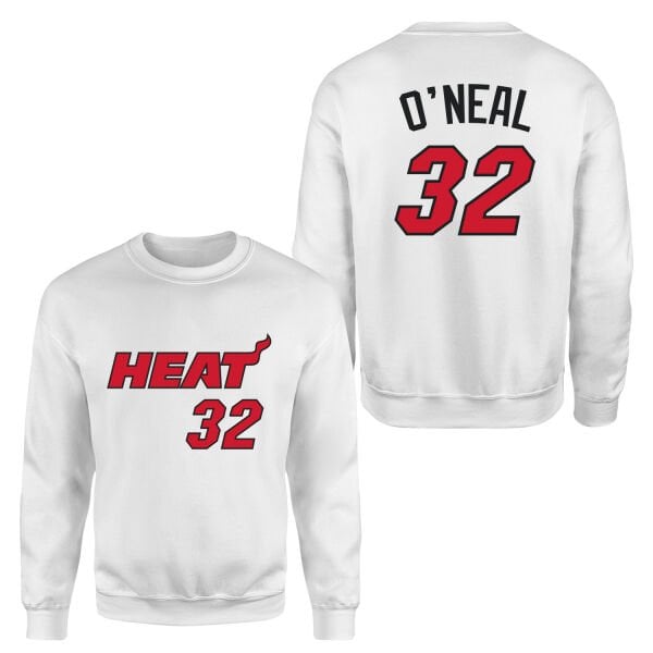 Shaq O’Neal 32 Heat THRBCK Jersey Sweatshirt