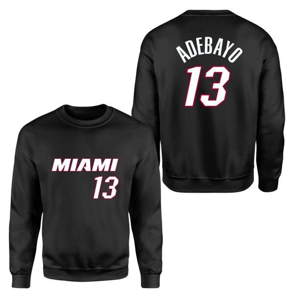Bam Adebayo 13 Miami Forma Sweatshirt
