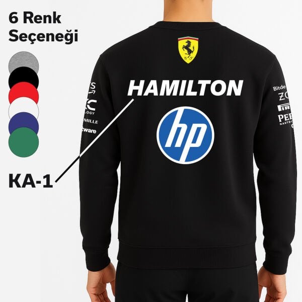 Scuderia Ferrari 2025 Kişiselleştirilebilir Sweatshirt