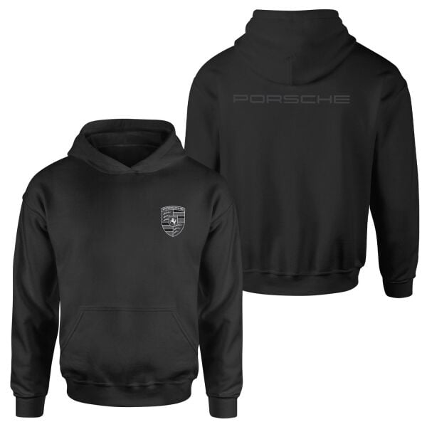 Porsche Muted Black Hoodie XL - Siyah | OUTLET