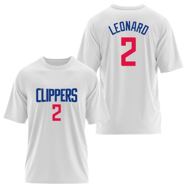 Kawhi Leonard 2 Clippers Forma Oversize Tişört