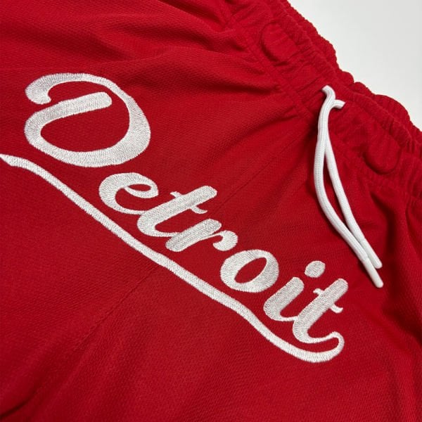 Detroit Red Wings Kırmızı Spor Şortu