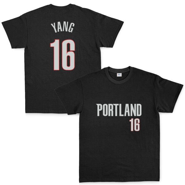 Yang Hansen 16 Portland Forma Tişört