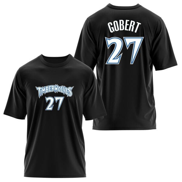 Rudy Gobert Minnesota 27 Forma Oversize Tişört