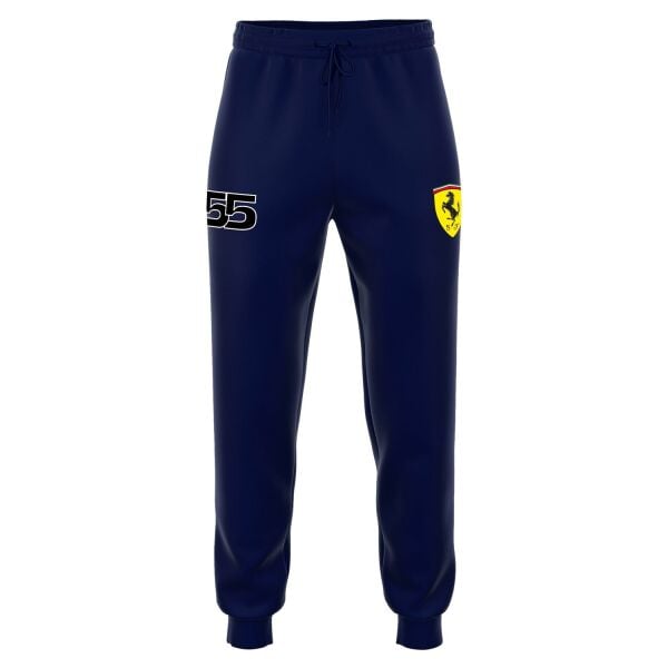 Carlos Sainz Ferrari #55 Eşofman Altı L - İndigo Mavisi | OUTLET