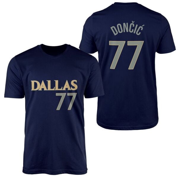 Luka Doncic 77 Forma Tişört L - İndigo Mavisi | OUTLET