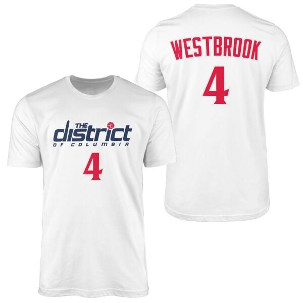 Russell Westbrook Wizards Forma Tişört L - Beyaz | OUTLET