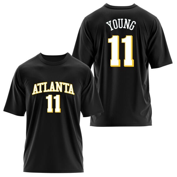 Trae Young 11 Atlanta Jersey Oversize Tişört