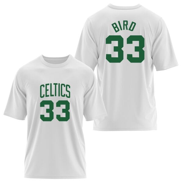 Larry Bird 33 Boston Forma Oversize Tişört