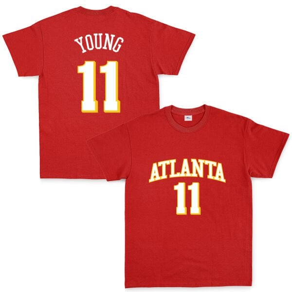 Trae Young 11 Atlanta Jersey Tişört