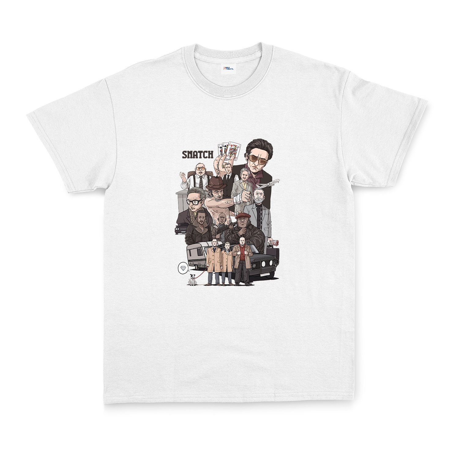 Snatch Movie Tişört L - Beyaz | OUTLET