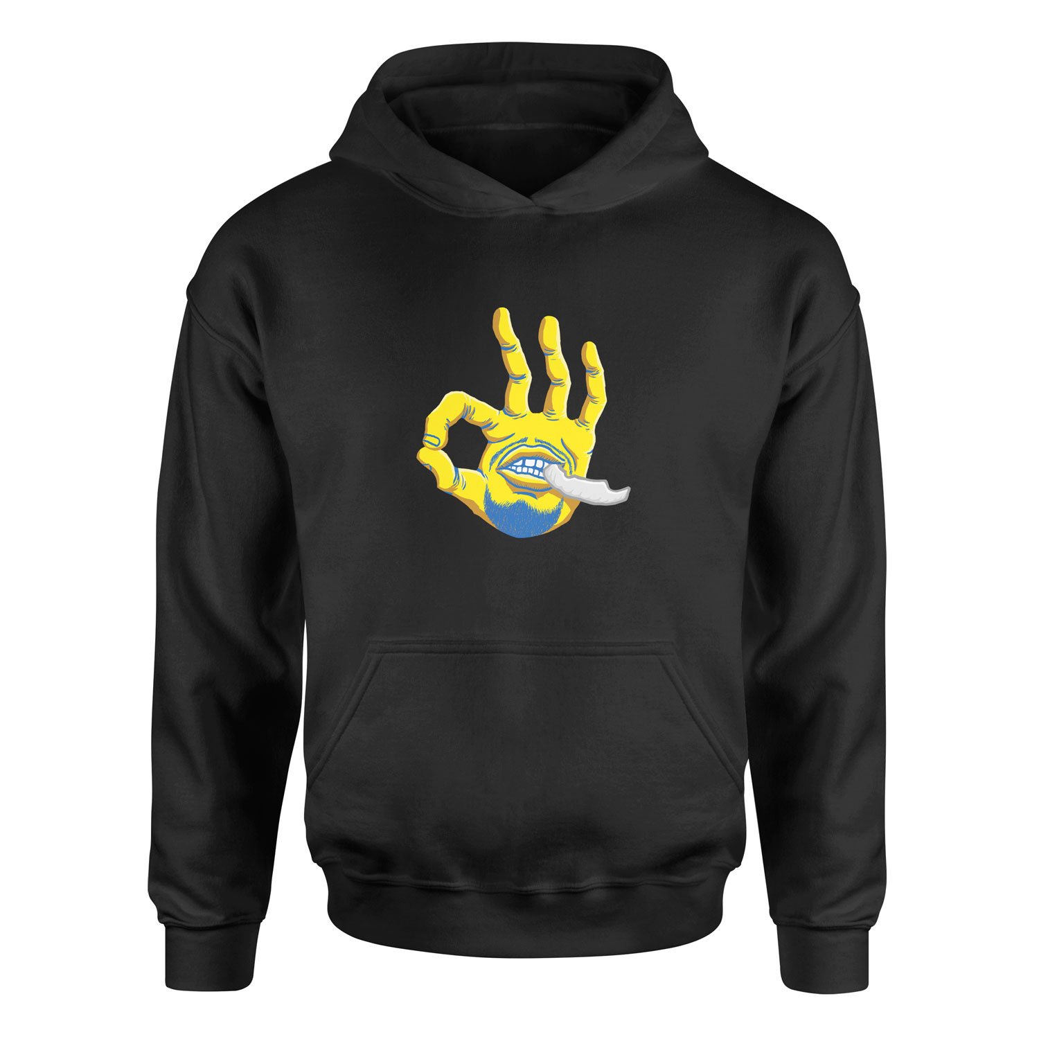 Stephen Curry Hand Hoodie L - Siyah