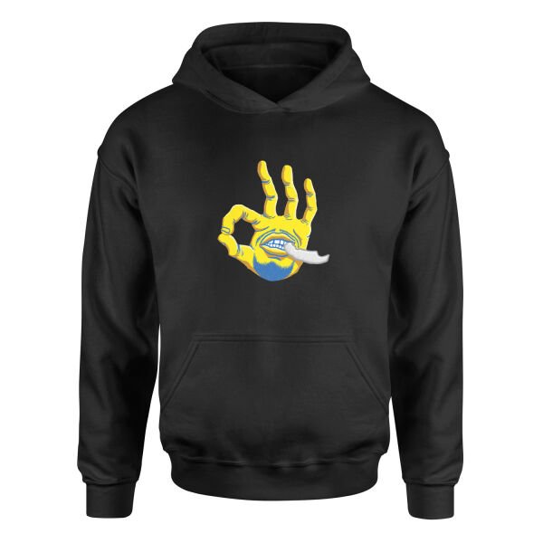 Stephen Curry Hand Hoodie L - Siyah