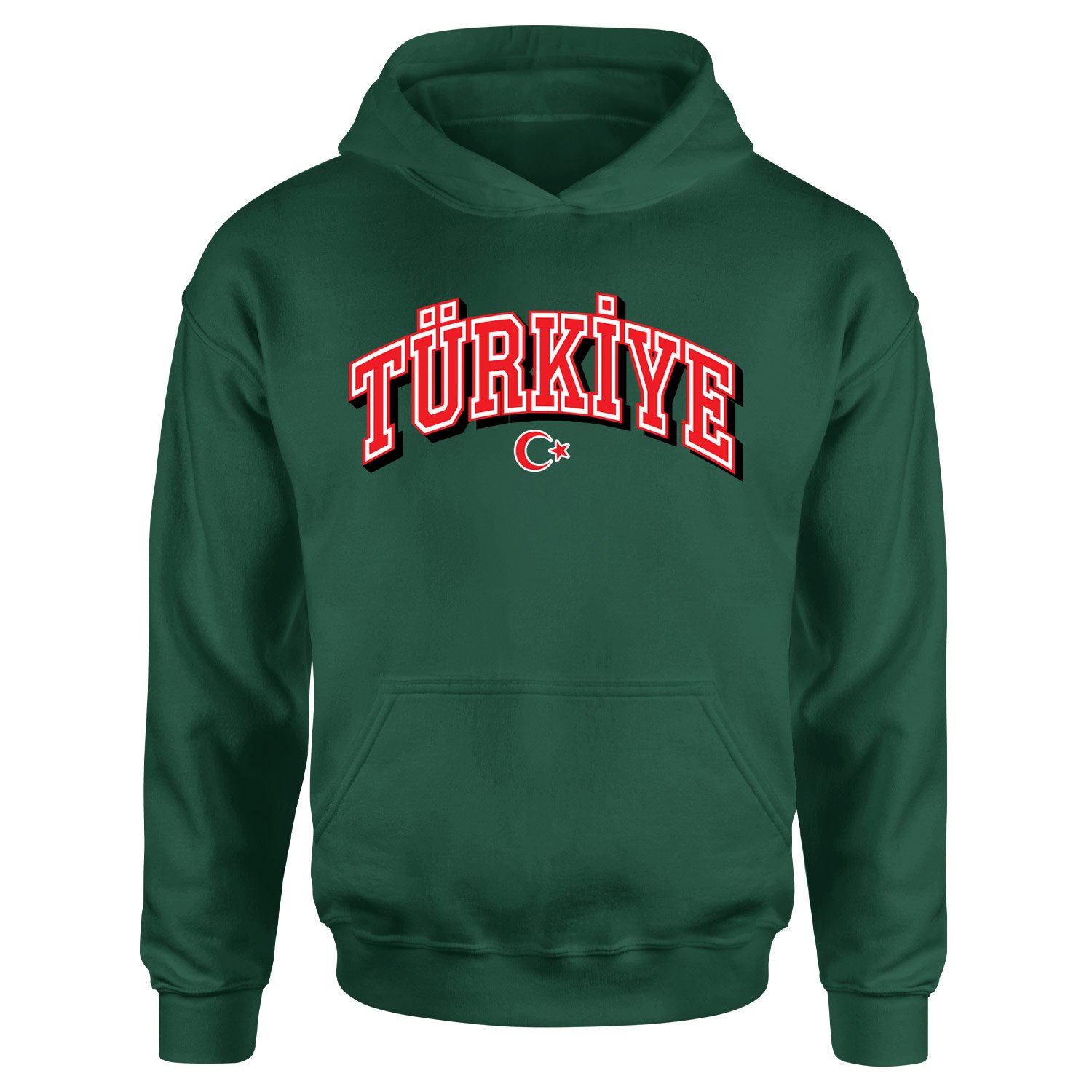 Türkiye 2026 Varsity Hoodie S - Nefti Yeşili