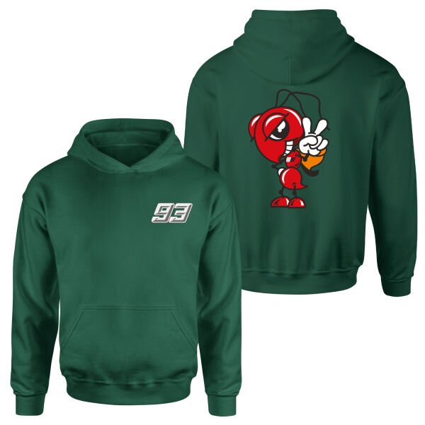 Marc Marquez Ant Edition Hoodie S - Nefti Yeşili