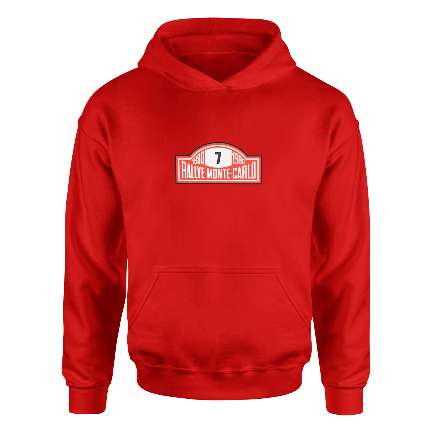 Rallye Monte-Carlo 80 Hoodie XL - Kırmızı
