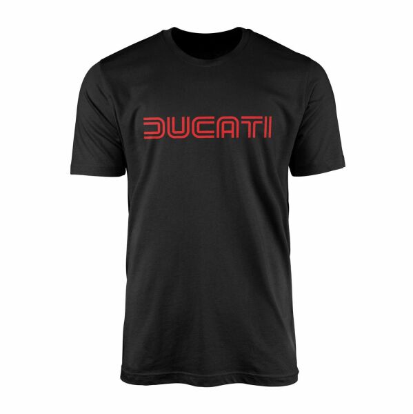 Ducati Racing Lines Tişört S - Siyah