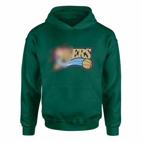 76ERS Hoodie M - Nefti Yeşili