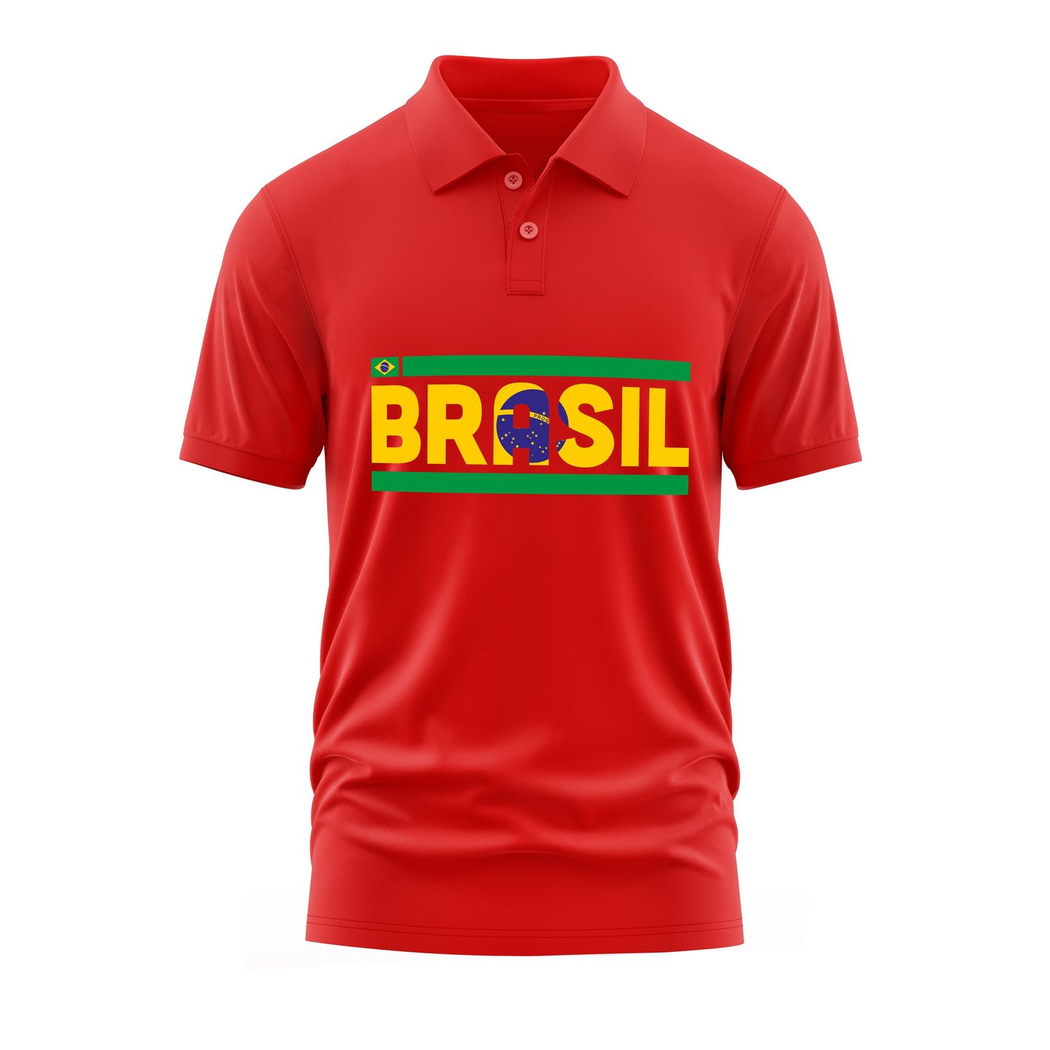 Brezilya Polo Tişört XXL - Kırmızı
