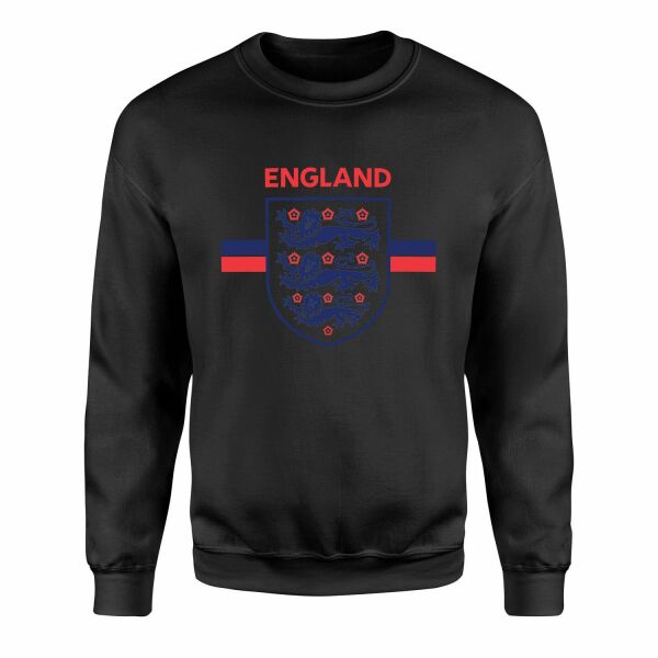 England Shield Sweatshirt XL - Siyah