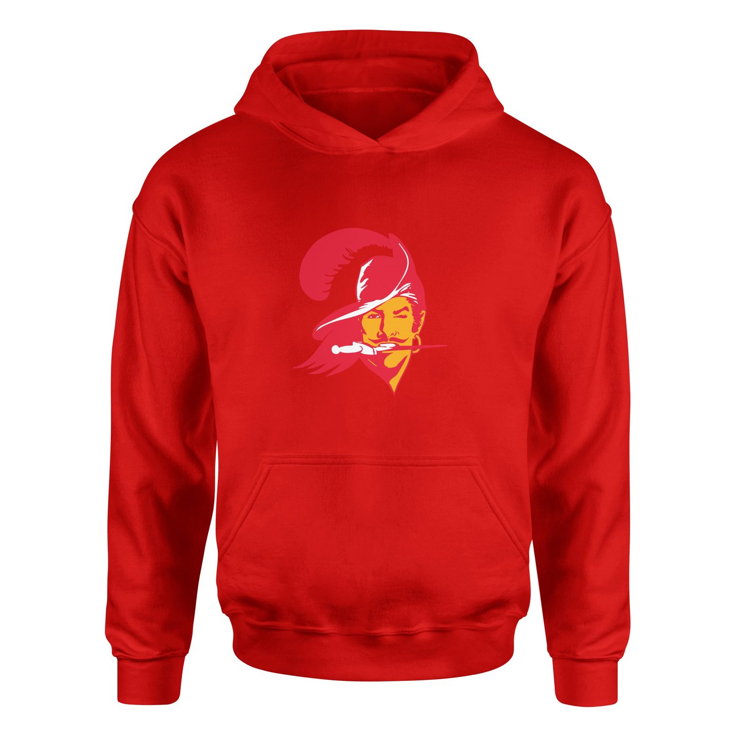 Bruce the Buccaneer Hoodie XXL - Kırmızı