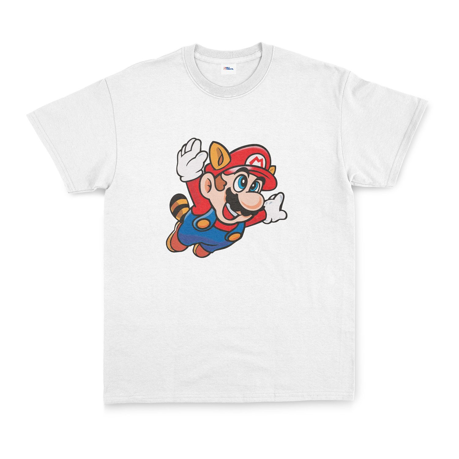 Super Mario Tişört L - Beyaz