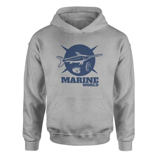 Marine World Denizci Hoodie XL - Gri