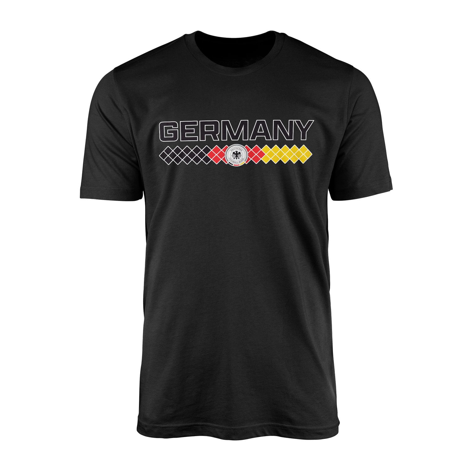 Almanya Retro III Tişört XXL - Siyah