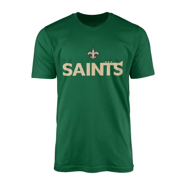 New Orleans Saints Trumpets Tişört L - Nefti Yeşili