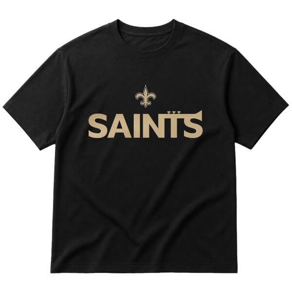 New Orleans Saints Trumpets Oversize Tişört