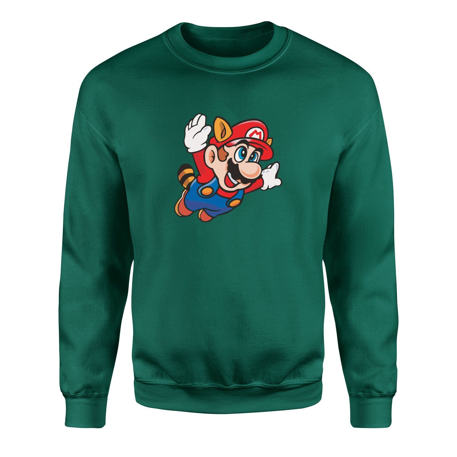 Super Mario Sweatshirt L - Nefti Yeşili