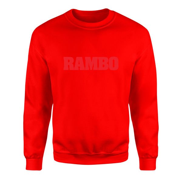 RAMBO Sweatshirt S - Kırmızı