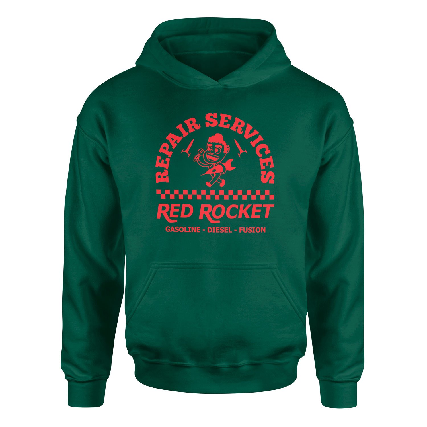 Red Rocket | Fallout Hoodie XL - Nefti Yeşili