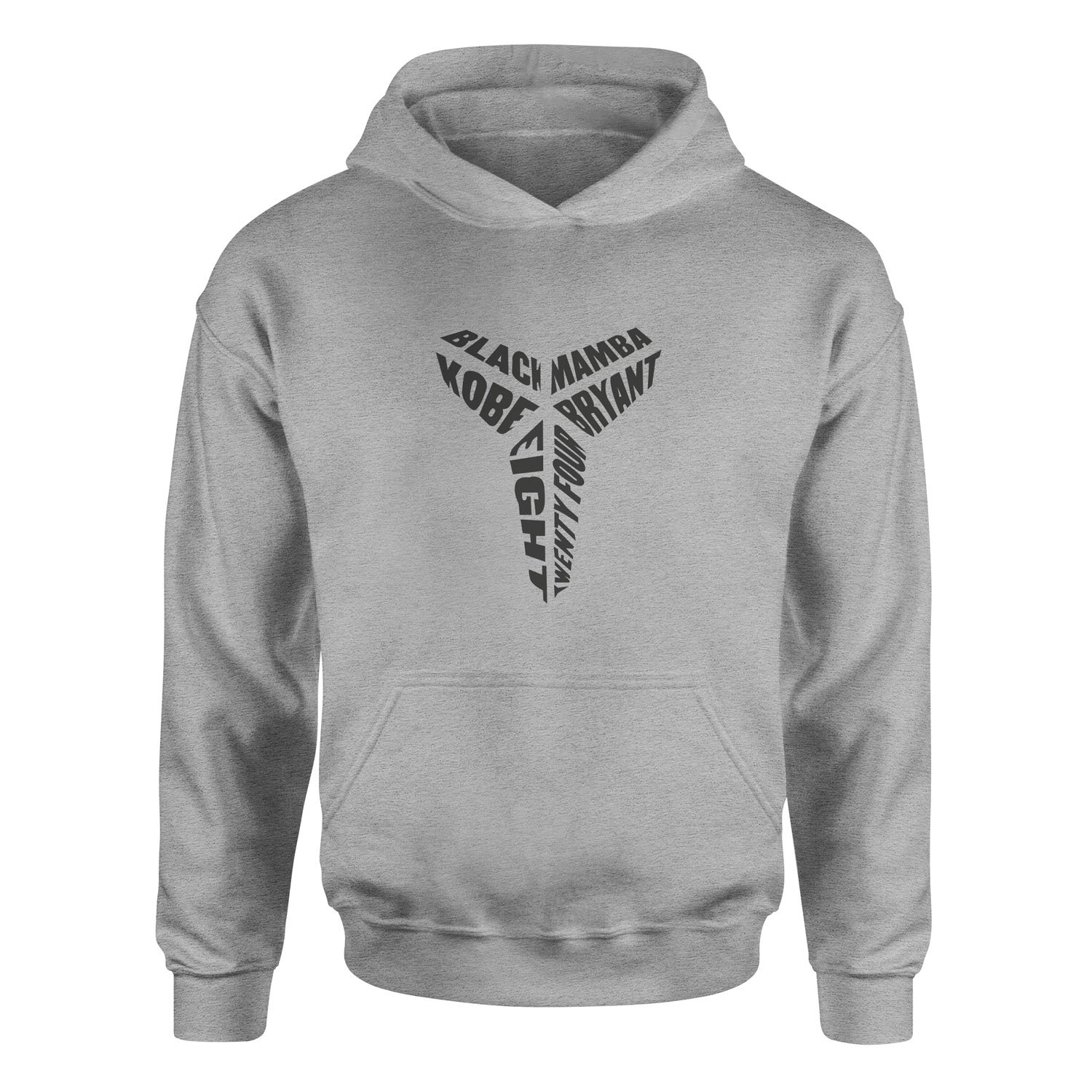 Black Mamba Kobe Bryant 8-24 Hoodie M - Gri
