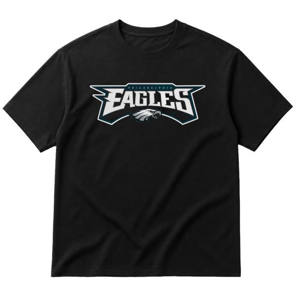 Philadelphia Eagles WL Oversize Tişört M - Siyah