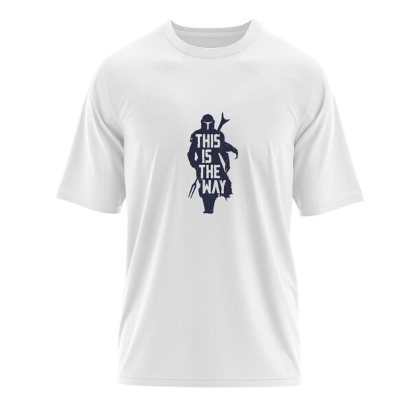 This is The Way Oversize Tişört L - Beyaz | OUTLET