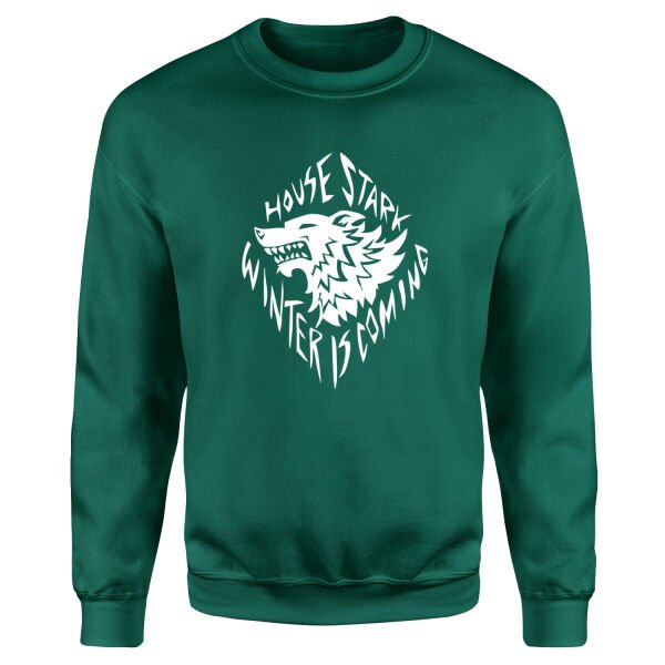 Winter is Coming Sweatshirt L - Nefti Yeşili