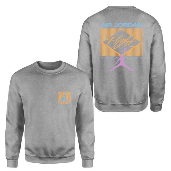 Flight Jordan Pastel Sweatshirt M - Gri