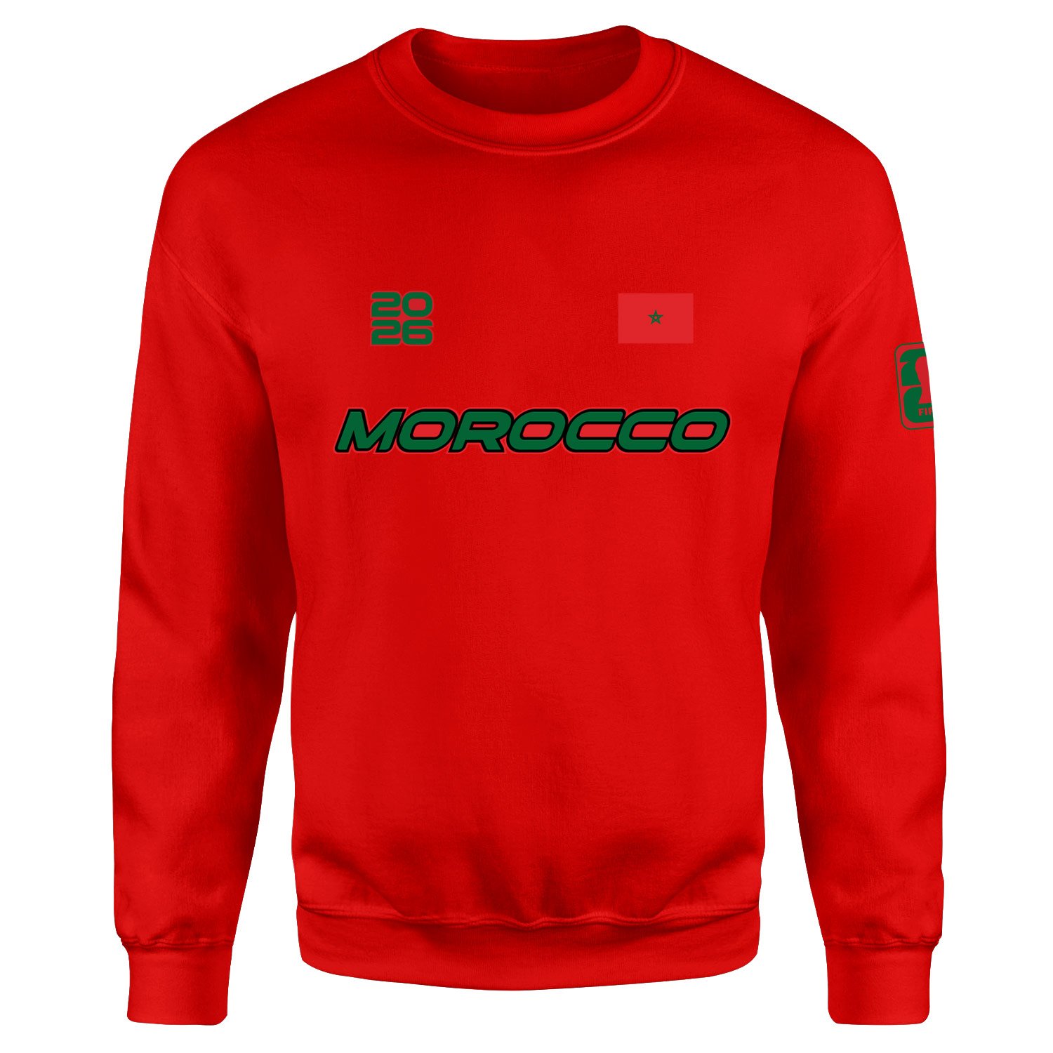 Fas 2026 Sweatshirt S - Kırmızı
