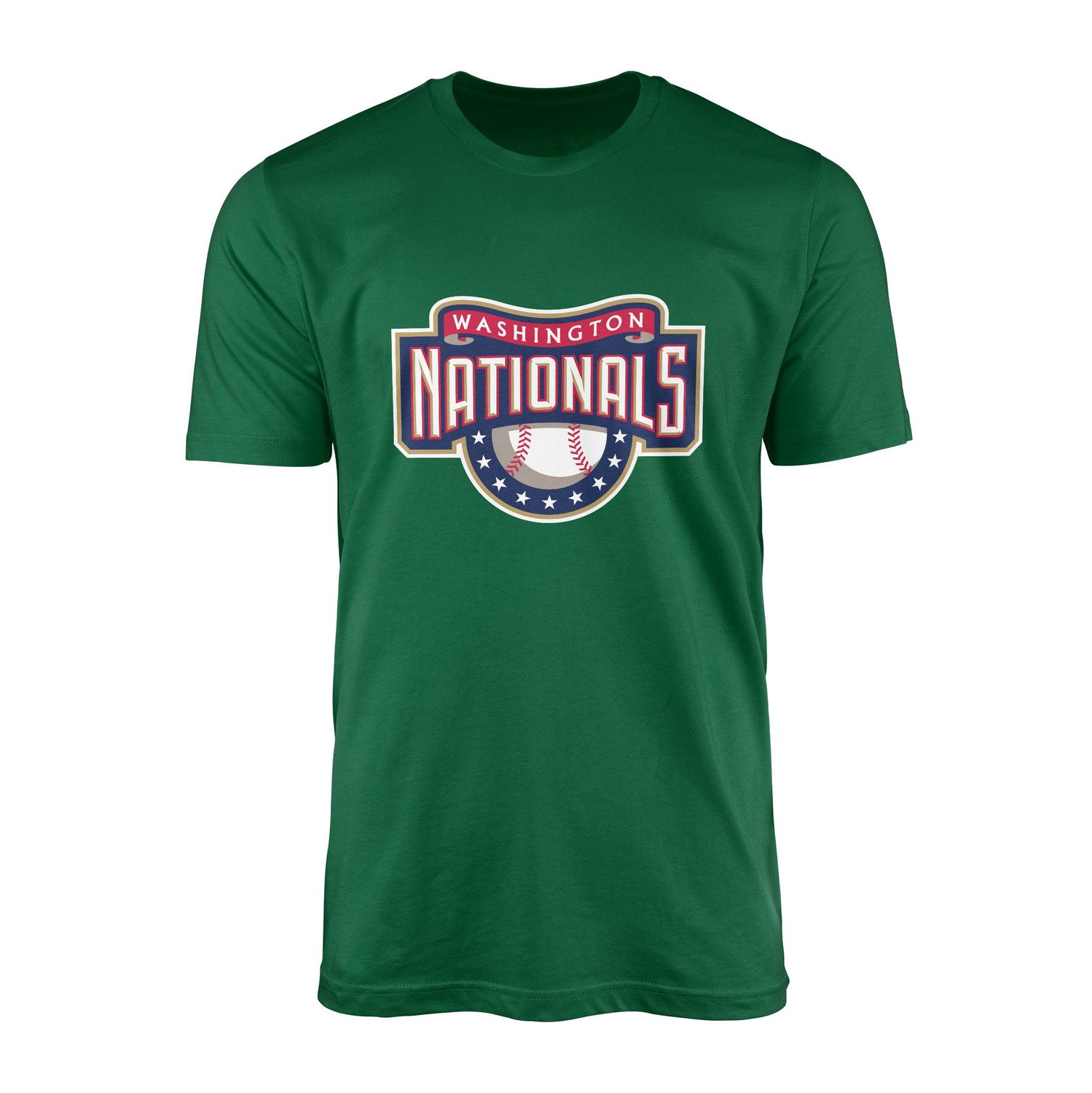 Washington NATIONALS Retro Tişört M - Nefti Yeşili