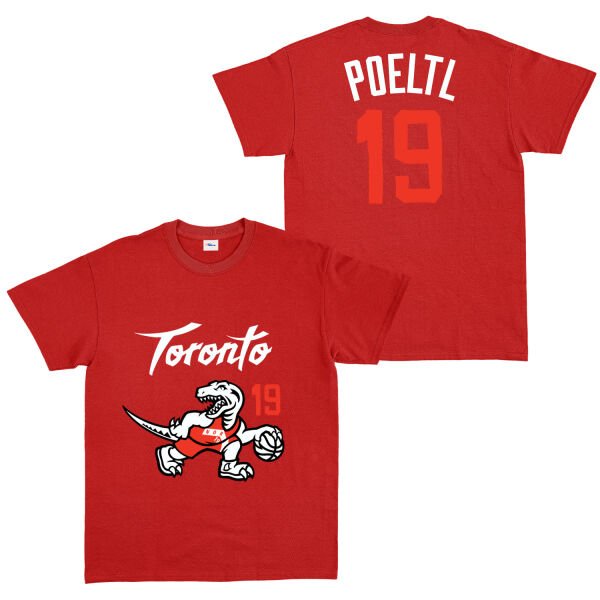 Jakob Poeltl 19 City Edition Raptors Tişört L - İndigo Mavisi