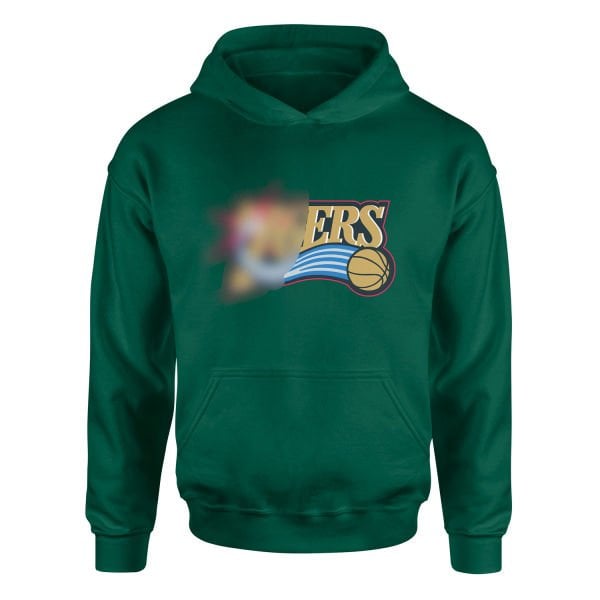 76ERS Hoodie L - Nefti Yeşili