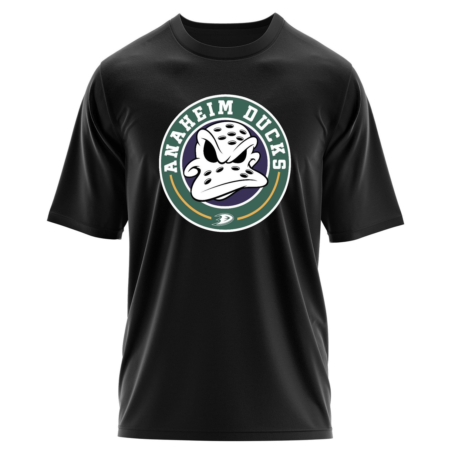 Anaheim Ducks Vintage Oversize Tişört M - Siyah