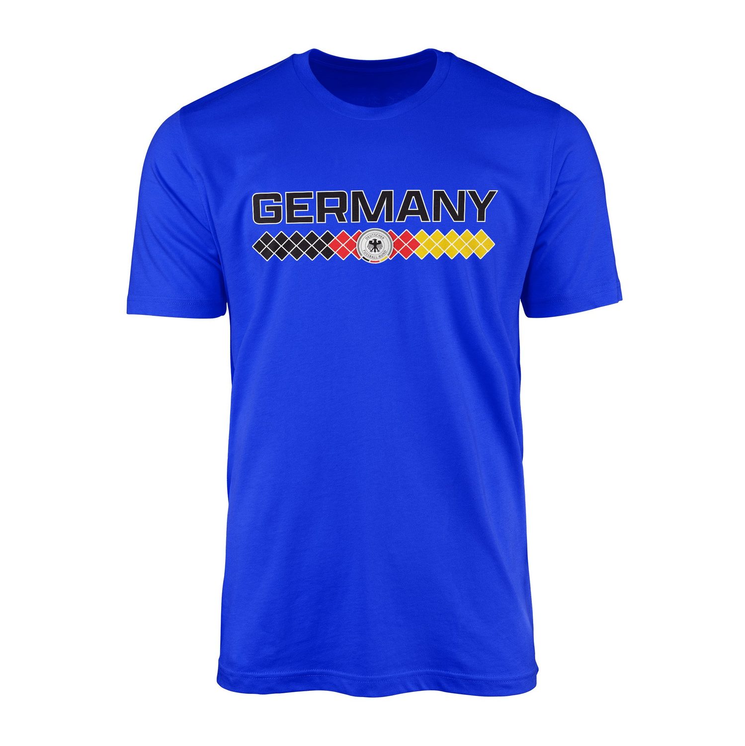 Almanya Retro III Tişört L - Mavi